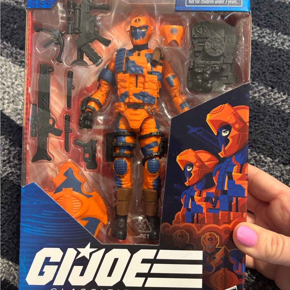 GI Joe Cobra Viper Orange & Navy Action Figure - Packaged